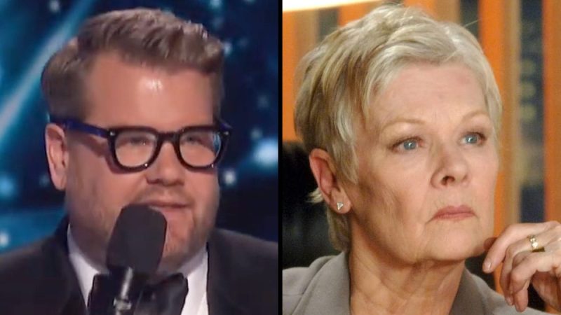 James Corden met with awkward silence over raunchy Dame Judi Dench joke at awards show