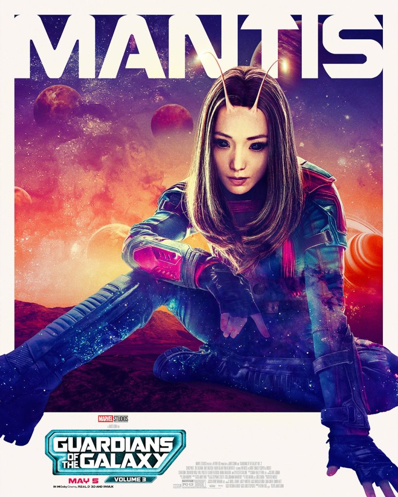 New Character Posters For 'Guardians Of The Galaxy Vol .3' Revealed Mantis