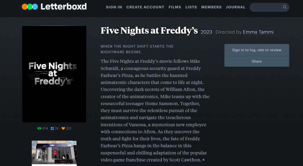 New Synopsis Update For Blumhouse's 'FNAF' Movie Reveals New Details Image 1