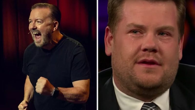 Ricky Gervais manages to slip in brutal ‘James Corden’ joke in latest Netflix comedy special