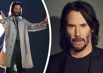 Set photos reveal Keanu Reeves is playing an angel in film 'Good Fortune'